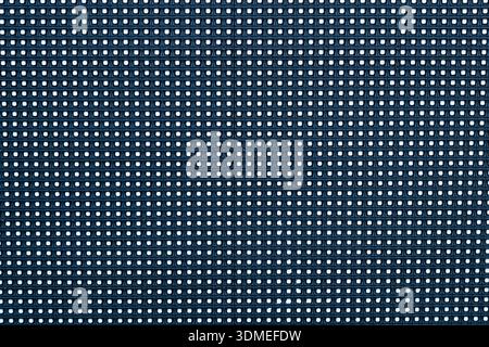 LED screen close-up with bright pixels, symbolizing digital technology Stock Photo
