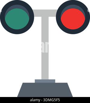 Lights at level crossing., Traffic light signals, Road signs in Sweden ...
