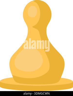 Ribbon nipple for baby feeding bottle cartoon icon Stock Vector