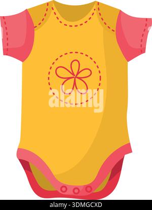 Onesie cartoon icon. Newborn baby clothes symbol Stock Vector