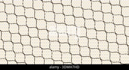 Seamless repeating pattern of curved lattice grid shapes. Stock Vector