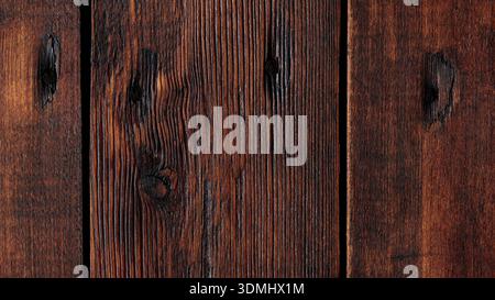 Dark Brown Wooden Planks Texture Background Rustic Aged Wood Surface with Grain Stock Photo