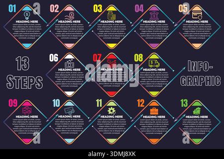 Infographic Design Elements for Business Vector Illustration Stock Vector