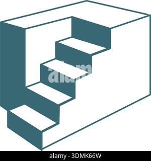 Stairs Icon Staircase Steps Stairwell Up Down Stair Well Case Ladder ...