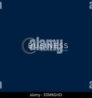 Crescent Moon or Letter C logo or combination mark design Stock Vector