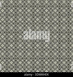 Intricate Geometric Patterns Black White Stock Illustration A monochromatic seamless geometric vector pattern in black and white, featuring an intrica Stock Vector