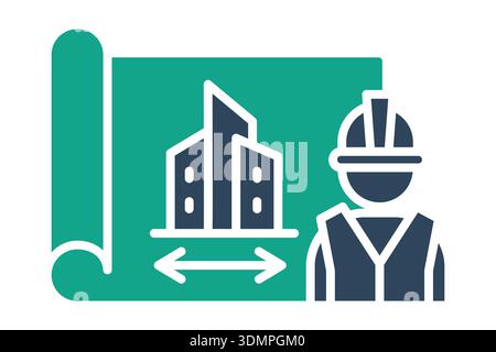 Architecture solid icon. Icon related to real estate. Residential elements vector illustration. transparent background Stock Vector