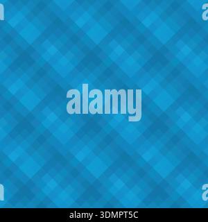 Blue geometric abstract pattern background featuring a seamless checkered tile design. Modern minimalist vector illustration Stock Vector