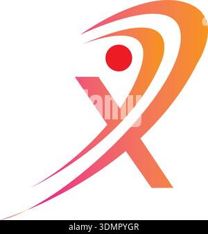 Human character logo sign Pro Vector design Stock Vector