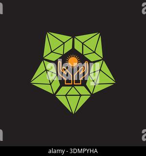 Decoration Ramadan icon duotone grey green colour ramadan symbol illustration perfect. Pro Vector Stock Vector
