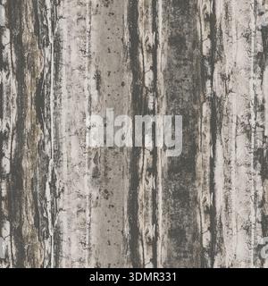 Distressed vertical industrial stripe seamless pattern in charcoal, grey, and gold tones. A weathered, metallic-style vector illustration with a grung Stock Vector