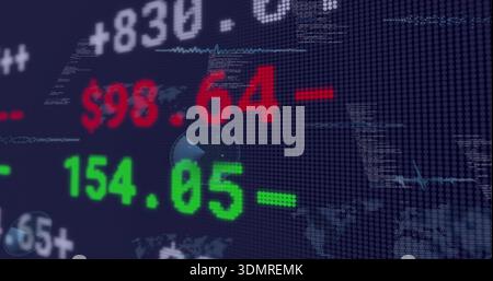 Displaying large green 154 Stock Photo