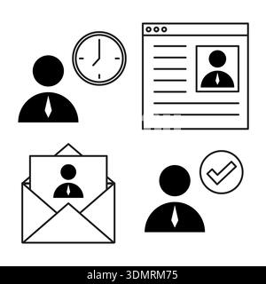 Task list icon. Project management paper. Professional checklist form. Plan organization Vector. Office record sign Stock Vector