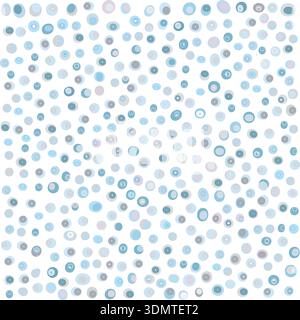 Seamless Pastel Circle Pattern on White Background Stock Vector