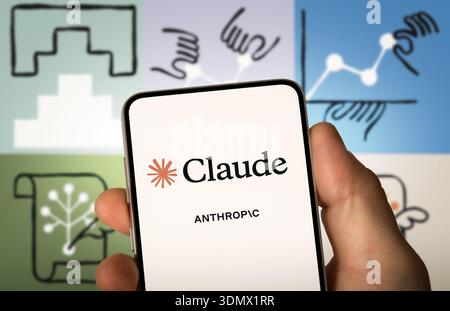 Claude is an AI problem solver by Anthropic Stock Photo