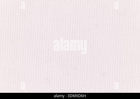 White canvas material showing detailed woven texture for backgrounds Stock Photo