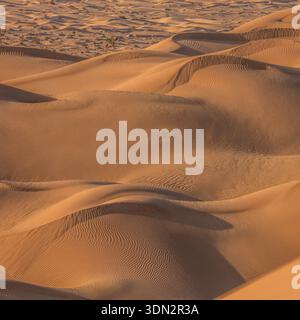 Desert Texture Pattern Aerial view of intricate sand textures and water channels in a riverbed ...
