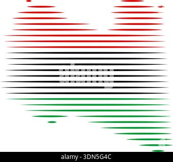 Libya vector logo icon border symbol Stock Vector