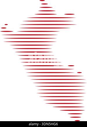 peru vector logo icon border symbol Stock Vector