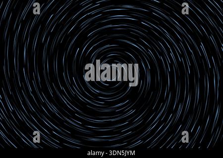 Blue abstract spiral circle waves background design Stock Vector