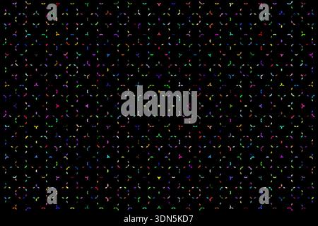 Colorful abstract tech pattern particles background design Stock Vector