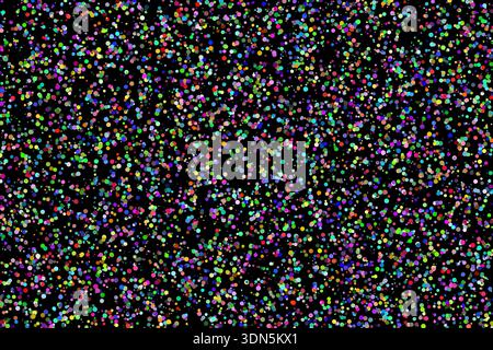 Colorful bubbles chaotic circles abstract background vector design Stock Vector