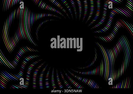 Magnetic waves lines abstract background vector design Stock Vector