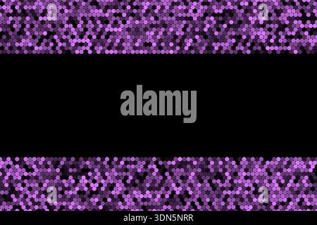 Purple circles frame geometric abstract background vector design Stock Vector