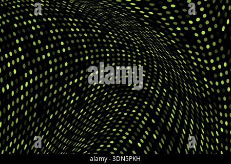 Wavy dots circles abstract background vector design Stock Vector