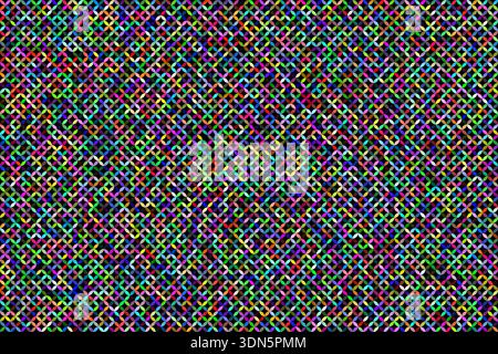 Digital geometric pattern abstract background vector design Stock Vector