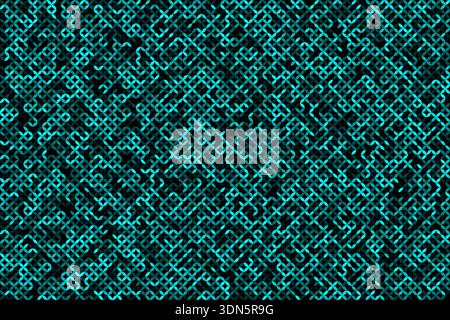 Digital geometric pattern abstract background vector design Stock Vector