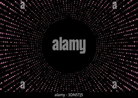 Sparkling dots circle abstract background vector design Stock Vector