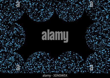 geometric frame with circles abstract background Stock Vector