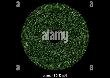 halftone circle ball abstract background Stock Vector