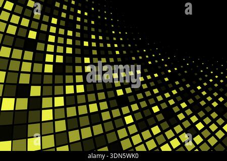 Glowing halftone particles abstract background vector design Stock Vector