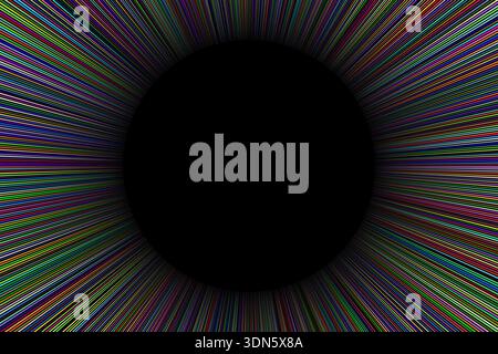 lines hole circle abstract background Stock Vector