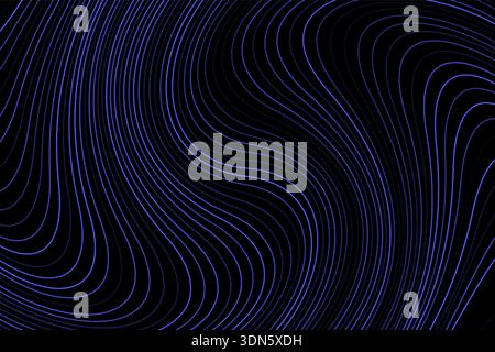 wavy line curves abstract wave background Stock Vector
