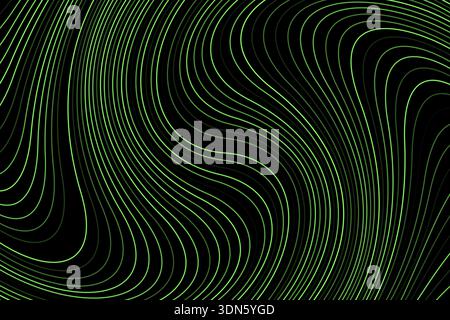 wavy line curves abstract wave background Stock Vector
