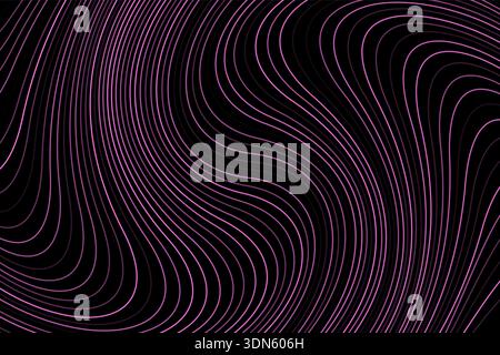wavy line curves abstract wave background Stock Vector