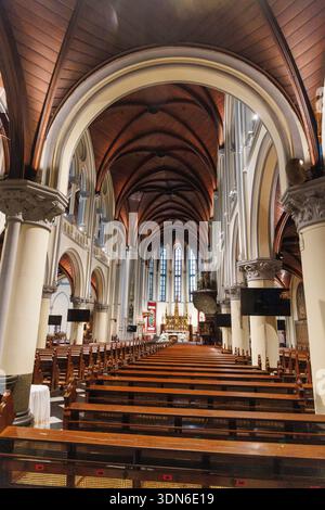 Church of Our Lady of the Assumption. Religious stained-glass window ...