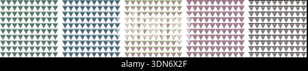 Vector gradient square grid pattern set in yellow, purple, teal, and blue shades, abstract geometric texture background Stock Vector