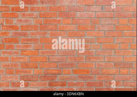 Vintage red clay brick wall texture background Stock Photo