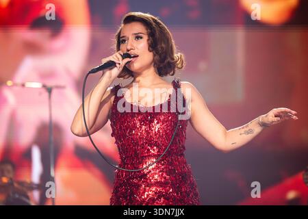 Raye performing live on 5 February 2026 in Oslo, Norway Stock Photo
