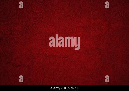 Red Dark Grunge Concrete Wall Background Texture Stock Photo
