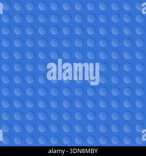 Toy blocks construction plate background. Plastic toy construction brick surface. Seamless vector background. Stock Vector