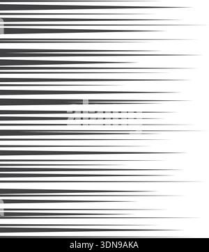 Motion black lines. Fast speed comic effect Stock Vector