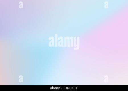Smooth blend of light blue, pink and purple creating subtle abstract background Stock Photo