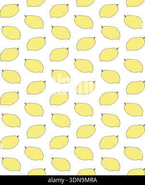 Vector seamless pattern of hand drawn mango Stock Vector