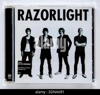 CD version of the self-titled second album by Razorlight, which was released in 2006 Stock Photo