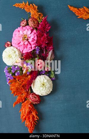 Still life on simple background with copy space for design Stock Photo
